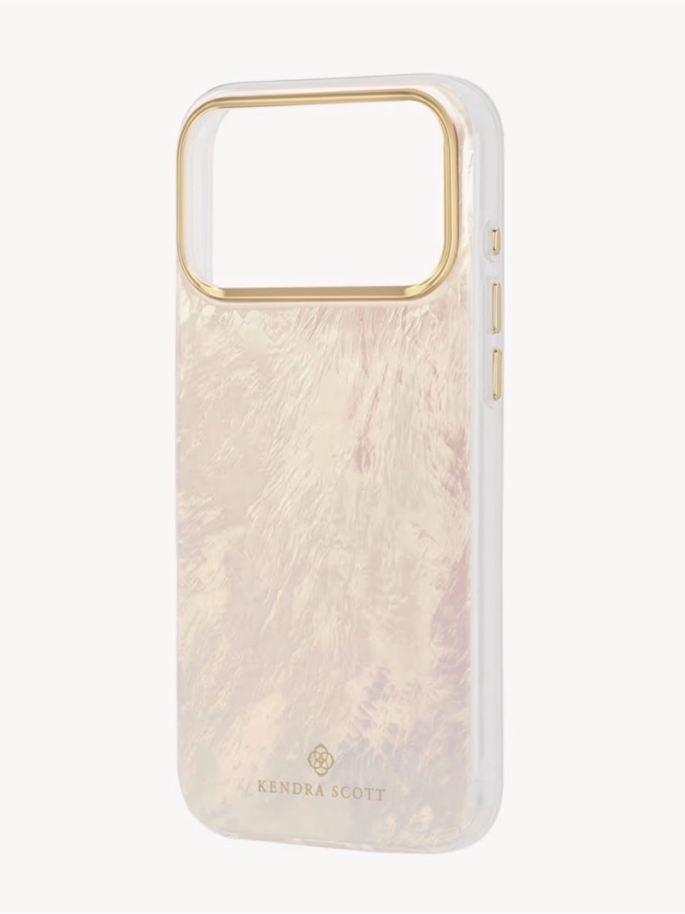 NEW Kendra Scott iPhone 17 PRO Pearlesent Cream Phone Case